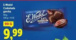 Lidl Czekolada gorzka E.Wedel oferta
