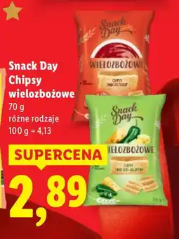 Lidl Chipsy wielozbożowe Snack Day oferta