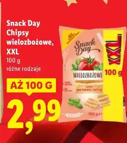 Lidl Chipsy wielozbożowe, XXL Snack Day oferta