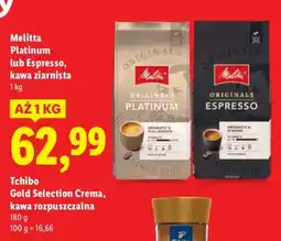 Lidl Kawa Tchibo Gold Selection Crema rozpuszczalna oferta