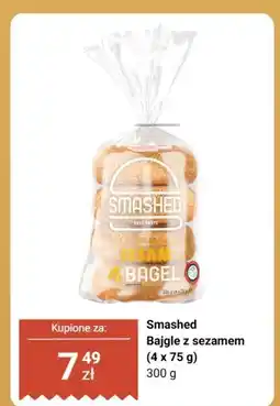Biedronka Bajgle z sezamem Smashed (4 x 75 g) oferta