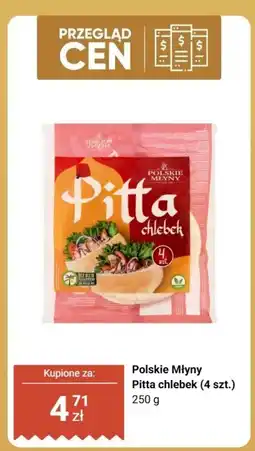 Biedronka Pitta chlebek Polskie Młyny (4 szt.) oferta