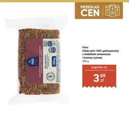 Biedronka Chleb żytni 100% pełnoziarnisty z dodatkiem amarantusa i komosy ryżowej Pano oferta