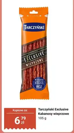 Biedronka Kabanosy Tarczyński Exclusive wieprzowe oferta