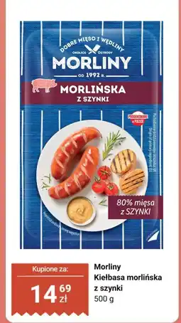 Biedronka Kiełbasa Morlińska z szynki Morliny oferta