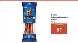 Biedronka Kabanosy Legendarny Classic Berlinki oferta