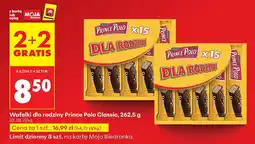 Biedronka Wafelki dla rodziny Prince Polo Classic 262,5 g oferta