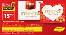 Biedronka Czekoladki Merci 250 g oferta