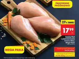 Biedronka Filet z piersi kurczaka świeży Mega Paka Kraina Mięs oferta
