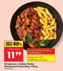 Biedronka Strogonow z indyka Wolno Gotowane Kraina Mięs oferta
