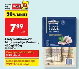 Biedronka Filety śledziowe a'la Matjas w oleju 460 g/350 g Marinero oferta