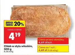 Biedronka Chleb w stylu włoskim, 500 g Biedronka oferta