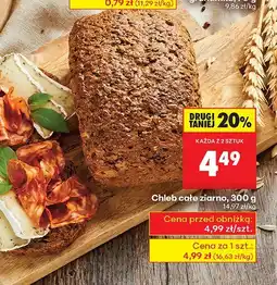 Biedronka Chleb całe ziarno, 300 g Biedronka oferta