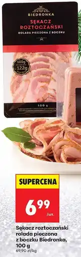 Biedronka Sękacz roztoczański rolada pieczona z boczku Biedronka oferta