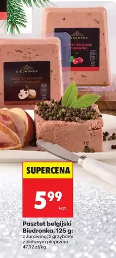 Biedronka Pasztet belgijski Biedronka oferta