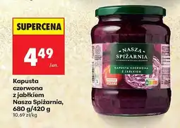 Biedronka Kapusta czerwona z jabłkiem Nasza Spiżarnia, 680 g/420 g oferta