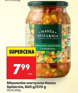 Biedronka Mieszanka warzywna 860 g/570 g Nasza Spiżarnia oferta