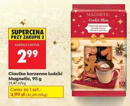 Biedronka Ciastka korzenne ludziki Magnetic, 95 g oferta