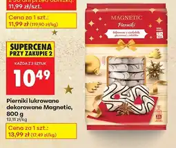 Biedronka Pierniki lukrowane dekorowane Magnetic, 800 g oferta
