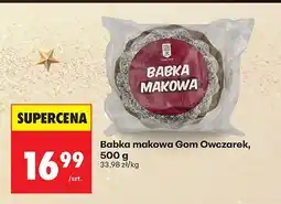 Biedronka Babka makowa Gom Owczarek oferta