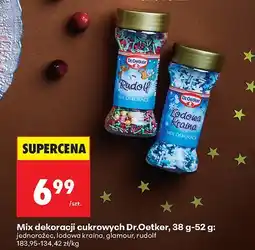 Biedronka Mix dekoracji cukrowych Dr.Oetker oferta