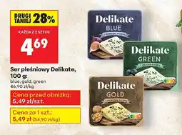 Biedronka Ser pleśniowy blue, gold, green 100 g Delikate oferta