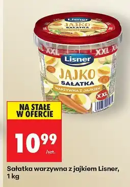 Biedronka Sałatka warzywna z jajkiem Lisner oferta