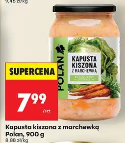 Biedronka Kapusta kiszona z marchewką Polan oferta