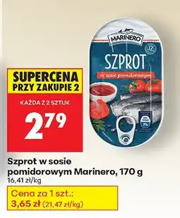 Biedronka Szprot w sosie pomidorowym Marinero oferta