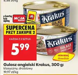 Biedronka Gulasz angielski drobiowy Krakus oferta
