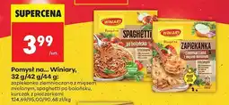 Biedronka Pomysł na... Winiary spaghetti po bolońsku oferta