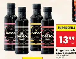 Biedronka Przyprawa na bazie oliwy Basso 250 ml różne rodzaje oferta