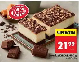 Biedronka Sernik z KITKAT 450 g oferta