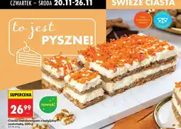 Biedronka Ciasto marchewkowe z belgijską czekoladą 500 g Biedronka oferta