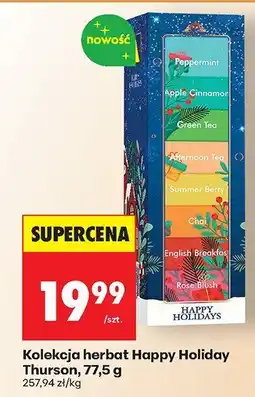 Biedronka Herbata Kolekcja herbat Happy Holiday 77,5 g Thurson oferta