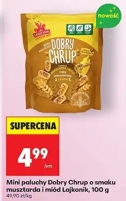 Biedronka Mini paluchy Dobry Chrup o smaku musztarda i miód 100 g Lajkonik oferta
