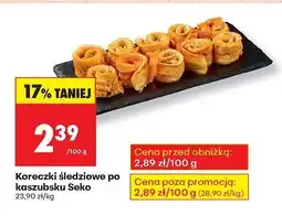 Biedronka Koreczki śledziowe po kaszubsku Seko oferta