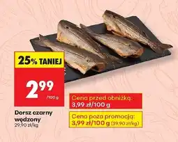 Biedronka Dorsz czarny wędzony Biedronka oferta