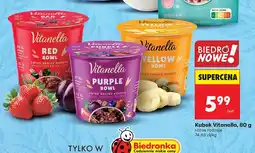 Biedronka Kubek Vitanella Purple Bowl 80g oferta