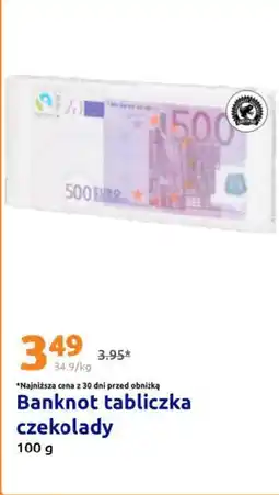 Action Banknot tabliczka czekolady oferta