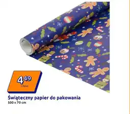 Action Świąteczny papier do pakowania oferta
