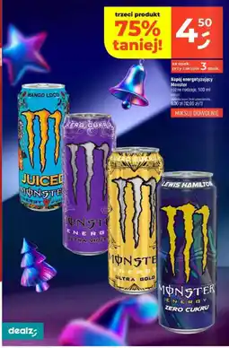 Dealz Napój energetyzujący Monster oferta