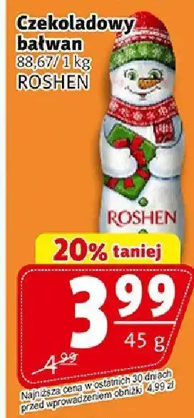 Czekoladowy bałwan ROSHEN