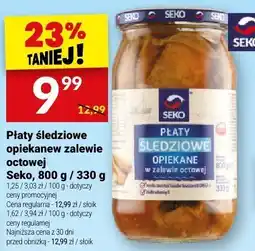 Twój Market Płaty śledziowe opiekane zalewie octowej Seko, 800 g / 230 g oferta