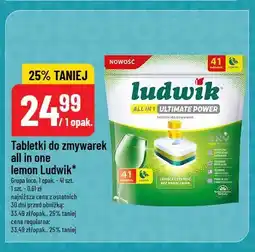 Polomarket Tabletki do zmywarek all in one lemon Ludwik (41 szt.) oferta