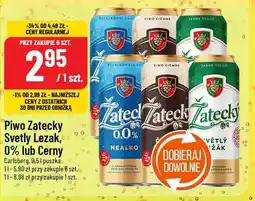 Polomarket Piwo Zatecky Svetly Lezak, 0% lub Cerny oferta