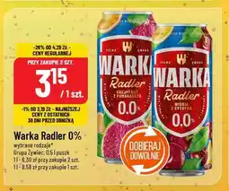 Polomarket Warka Radler 0% (wybrane rodzaje) oferta