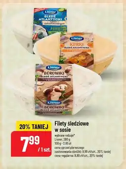 Polomarket Filety śledziowe w sosie Lisner oferta