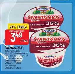 Polomarket Śmietanka 36% Piątnica, 200 g oferta