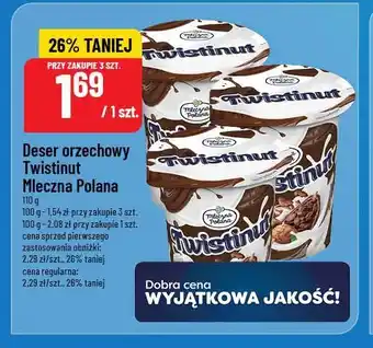 Polomarket Deser orzechowy Twistinut Mleczna Polana oferta